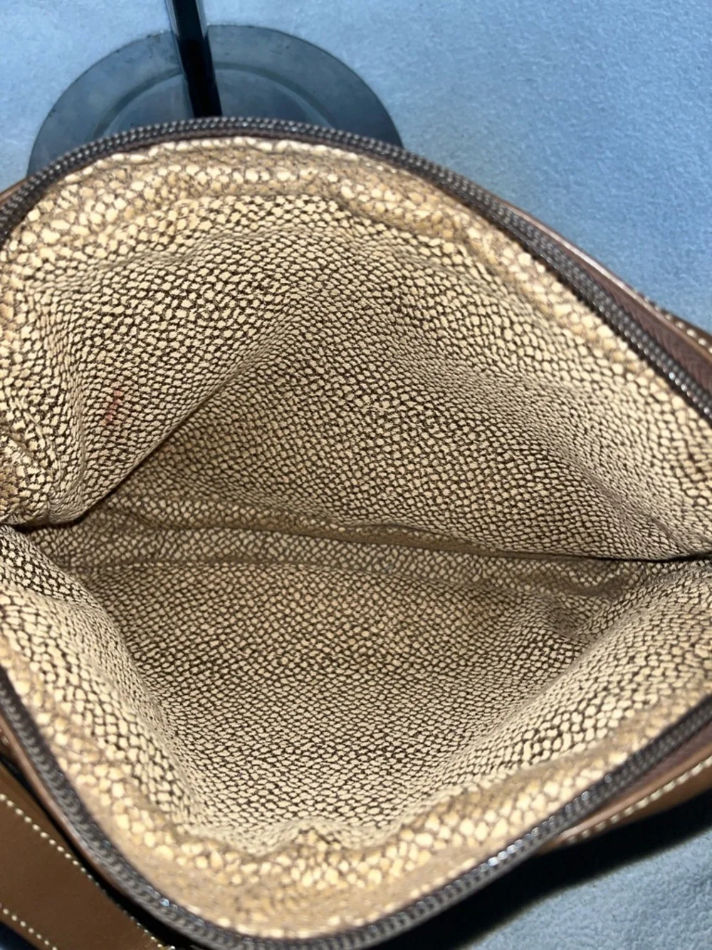 Borbonese Quail Suede Crossbody/Shoulder bag - Picture 9 of 10